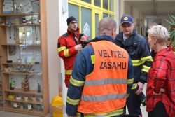 Cvičenie príslušníkov okresného riaditeľstva hasičského a záchranného zboru v CSS - Juh
