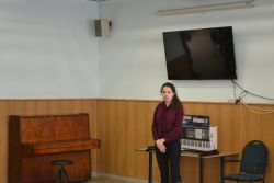 Vystúpenie študentov z piaristického gymnázia 03/2017