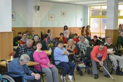 Vystúpenie študentov z piaristického gymnázia 03/2017